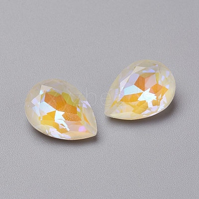 Glass Rhinestone Cabochons RGLA-L024-E03-MI-1