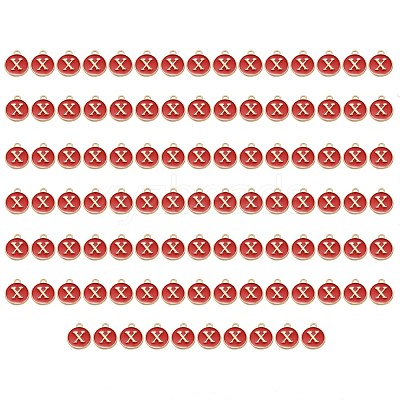 Golden Plated Enamel Alloy Charms ENAM-SZ0001-26C-X-1