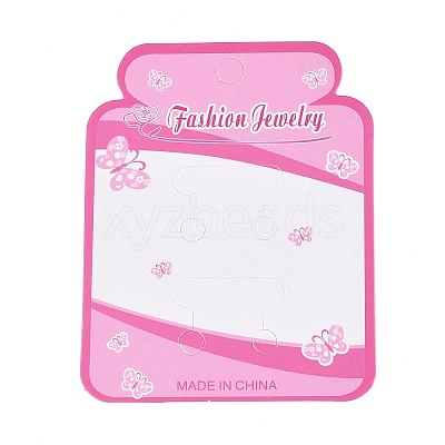 Cardboard Paper Jewelry Display Cards for Hair Ties Storage CDIS-N004-17-1