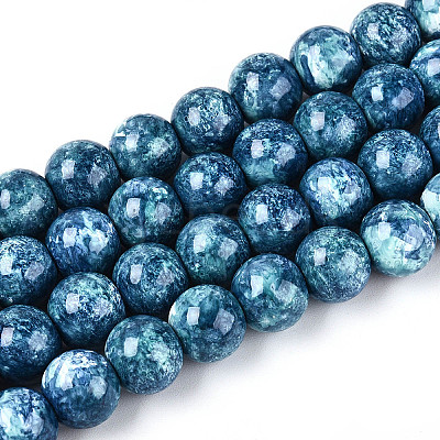 Baking Paint Glass Beads Strands DGLA-N016-10mm-10-1