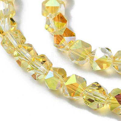 Electroplate Glass Beads EGLA-L018-B-AB06-1