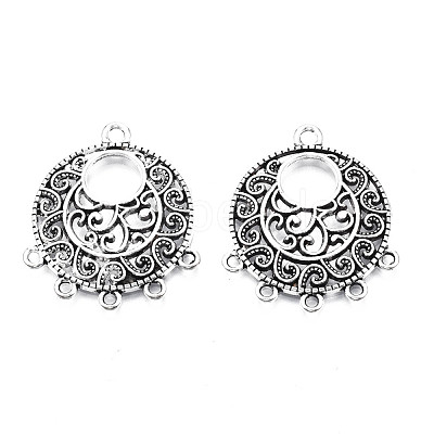 Tibetan Style Alloy Chandelier Component Links TIBE-N011-052-1