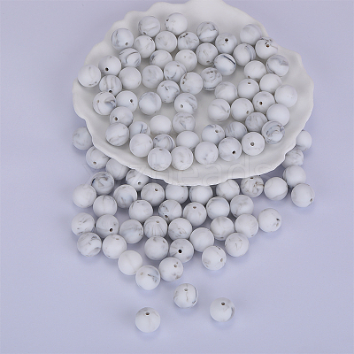 Round Silicone Focal Beads LS-SI-JX0046A-63-1