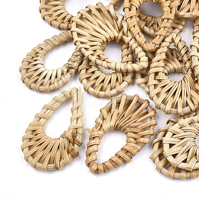 Handmade Reed Cane/Rattan Woven Pendants LS-WOVE-T005-17-1