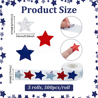 Laser Stickers STIC-WH0003-39-1
