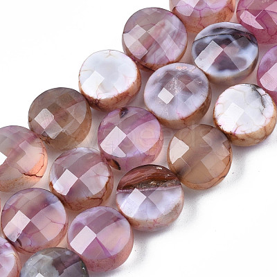 Natural Fire Crackle Agate Beads Strands X-G-S359-372-1