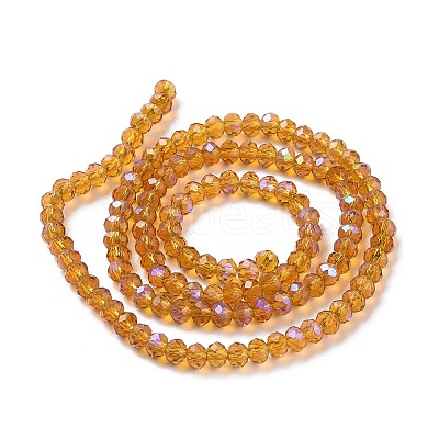 Electroplate Glass Beads Strands EGLA-A034-T8mm-L01-1