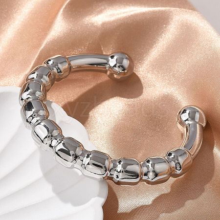 304 Stainless Steel Cuff Bangles BJEW-S161-01P-1