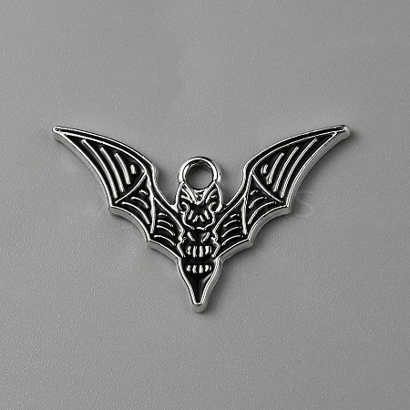 Halloween Alloy Enamel Pendants ENAM-CJC0002-34P-01-1