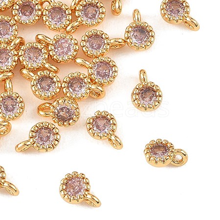 SHEGRACE Brass Pave Cubic Zirconia Charms XGRQ5K372-832G-B-1