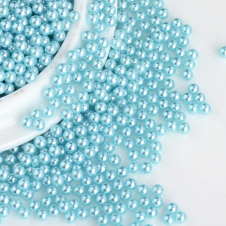 Imitation Pearl Acrylic Beads OACR-S011-2mm-Z19-1