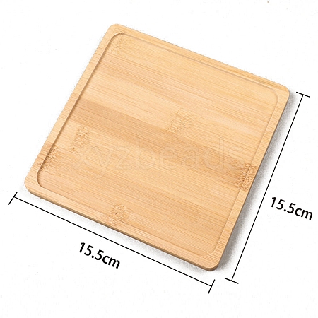 Square Wood Mosaic Base PW-WG55259-15-1