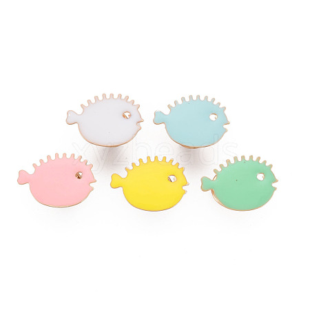 Cute Fish Enamel Pin JEWB-S012-002G-NF-1