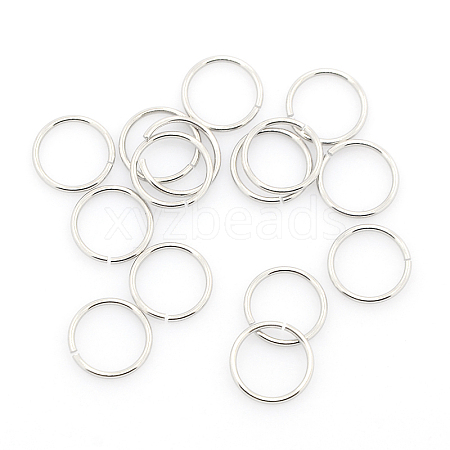 Tarnish Resistant 304 Stainless Steel Open Jump Rings STAS-J013-12xx1.2mm-01-1