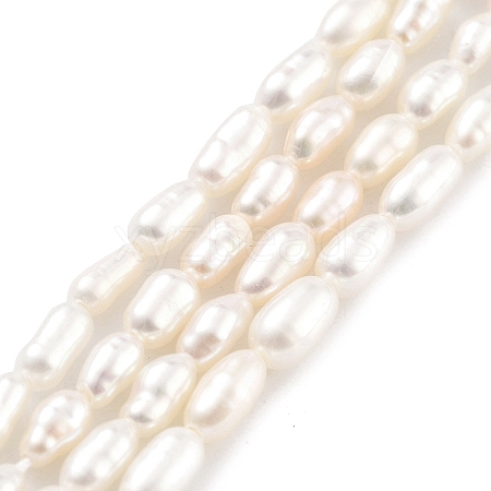 Natural Cultured Freshwater Pearl Beads Strands PEAR-P062-02C-1