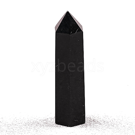 Point Tower Natural Obsidian Home Display Decoration PW-WG04107-34-1