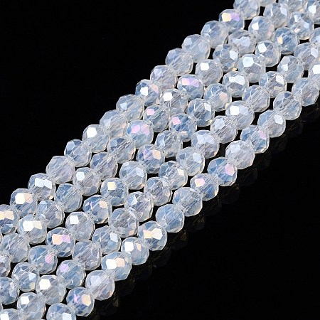 Electroplate Glass Beads Strands LS-EGLA-A044-J3mm-B06-1