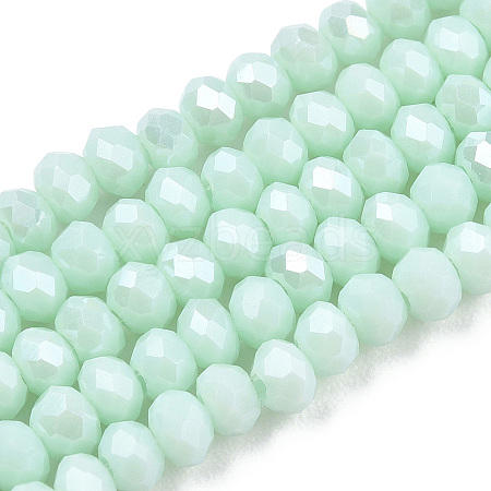 Electroplate Glass Beads Strands EGLA-A034-P2mm-A20-1