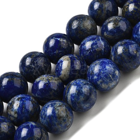 Natural Lapis Lazuli Bead Strands G-G953-01-12mm-1