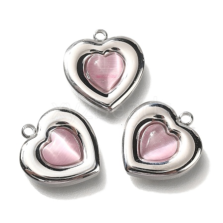 Cat Eye Charms STAS-P371-010P-1