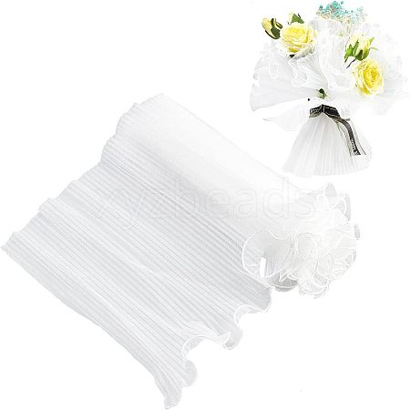  2Bags Pleated Gauze Yarn Flower Bouquets Wrapping Packaging OP-NB0001-13B-1