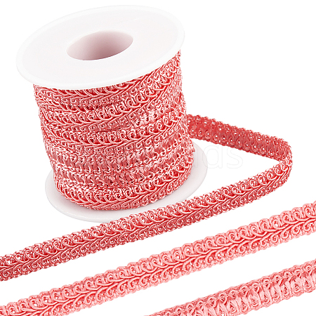 10Yards Polyester Lace Trim Ribbon OCOR-GF0004-83A-1