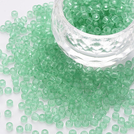 8/0 Transparent Glass Seed Beads SEED-S048-H-011-1