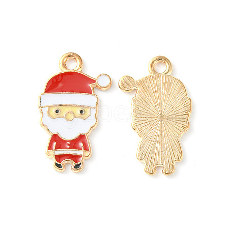 Christmas Alloy Enamel Pendants ENAM-D047-10LG-04-1