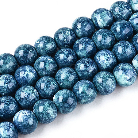 Baking Paint Glass Beads Strands DGLA-N016-10mm-10-1