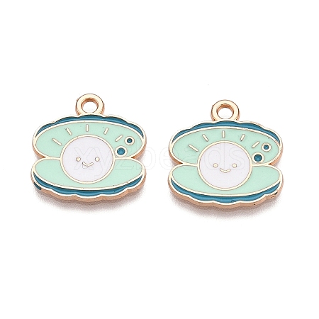 Alloy Enamel Pendants ENAM-T020-66A-1