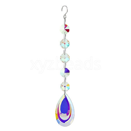 Clear AB Glass Pendant Decorations PW-WG12742-19-1