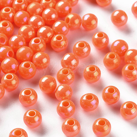 Opaque Acrylic Beads MACR-S370-D6mm-A37-1