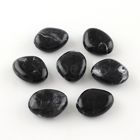 Imitation Gemstone Acrylic Beads OACR-R019C-01-1