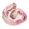 1 Skein 80% Wool 20% Acrylic Fiber Rainbow Segment Dyed Yarn OCOR-TA0003-02A-3