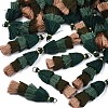 Polycotton(Polyester Cotton) Layered Tassel Big Pendant Decorations FIND-T052-16-14-1