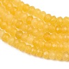 Dyed Natural Malaysia Jade Rondelle Beads Strands G-E316-2x4mm-30-6