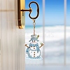 8 Styles Christmas Snowman DIY Diamond Painting Pendant Decoration Kits PW-WG305E1-01-4