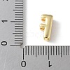 Brass Micro Pave Clear Cubic Zirconia Initial Multi-strand Links KK-S520-01G-06-3