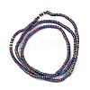 Electroplated Non-magnetic Hematite Beads Strands G-P571-A01-01F-2