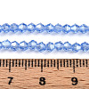 Transparent Electroplate Glass Beads Strands EGLA-A039-T2mm-A07-4