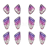 Transparent Resin Crystal AB Rhinestone Pendants Set RESI-TAC0002-46B-18