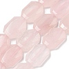 Natural Rose Quartz Beads Strands G-P544-B07-01-1