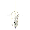 Metal Hanging Suncatchers HJEW-P018-D03-2