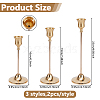 6 Sets Aluminum Candle Holders AJEW-WH0696-152-2