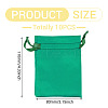 10Pcs Brocade Good Luck Fortune Drawstring Gift Blessing Bags PAAG-TADJ0001-01D-3