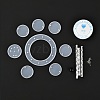 DIY Flat Round Wind Chime Making Kits DIY-P028-22-2