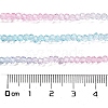 Transparent Painted Glass Beads Strands LS-DGLA-A034-T2mm-A22-3