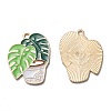 Alloy Enamel Pendants X-FIND-I014-07LG-2