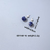 Handmade Fashion Gemstone Stainless Steel Bead Earrings Accessories for Autumn/Winter VH6205-13-1