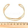 304 Stainless Steel Open Cuff Bangles BJEW-R008-02G-5